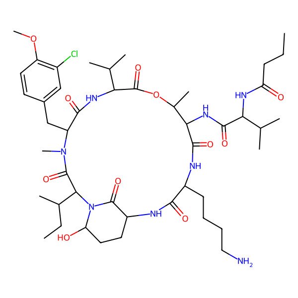 2D Structure of Kempopeptin C