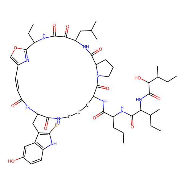 2D Structure of Keramamide B