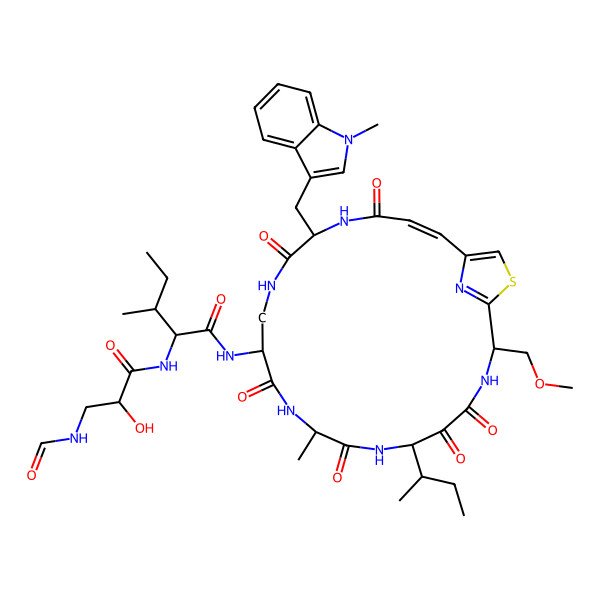 2D Structure of Keramamide K