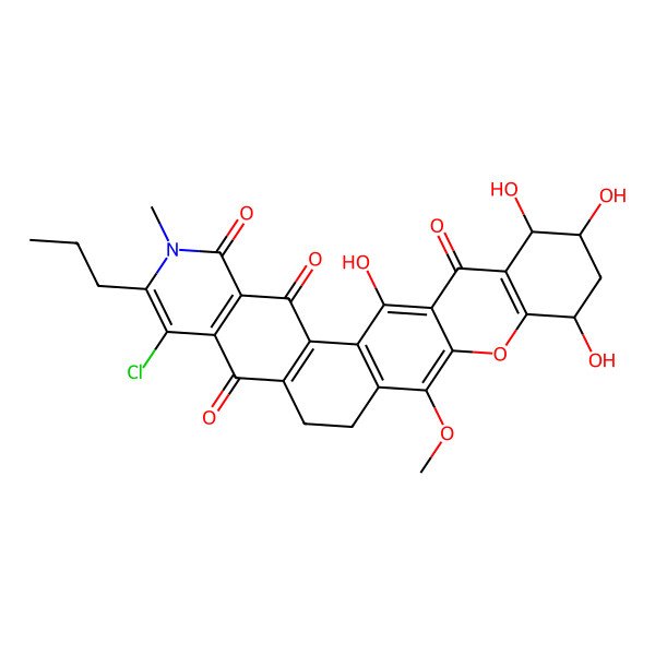 2D Structure of Kibdelone B