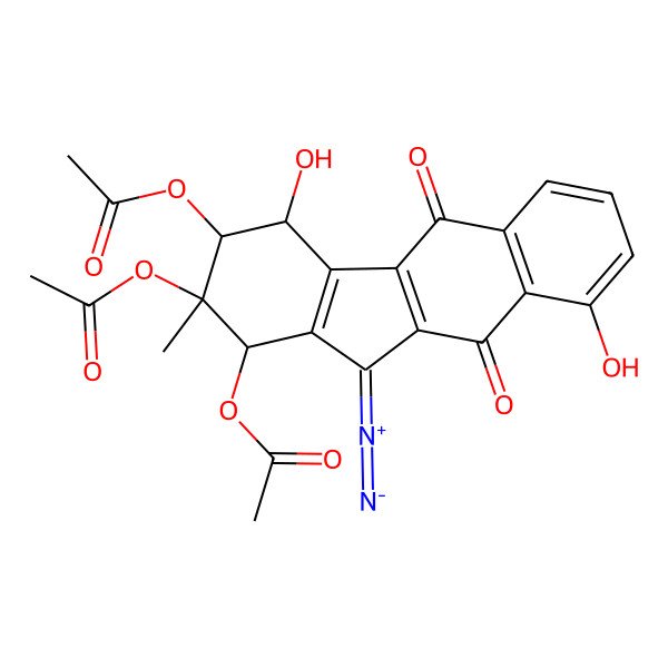 2D Structure of Kinamycin A