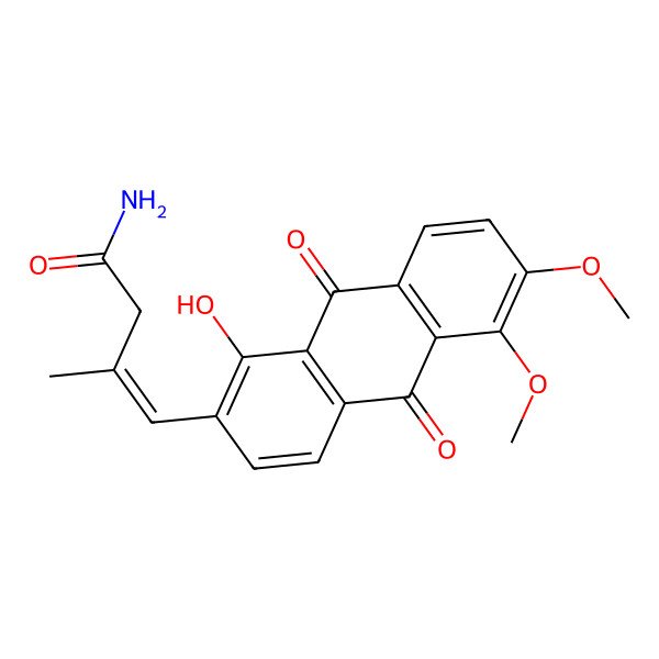 2D Structure of Kinanthraquinone