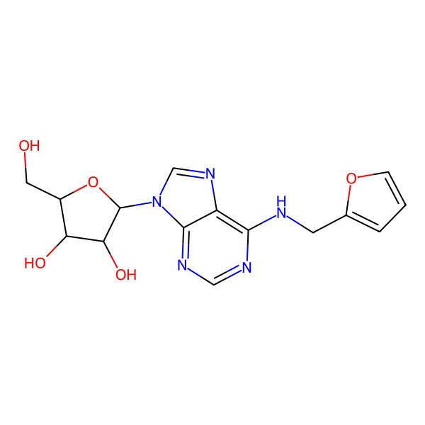 2D Structure of Kinetin riboside