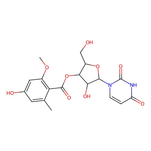 2D Structure of Kipukasin I