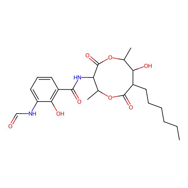 2D Structure of Kitamycin A