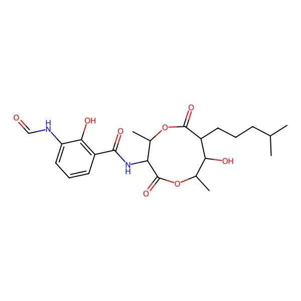 2D Structure of Kitamycin B