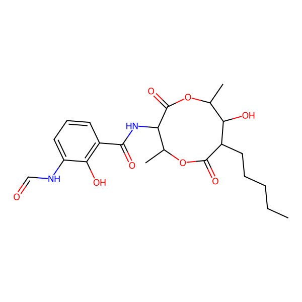2D Structure of Kitamycin C