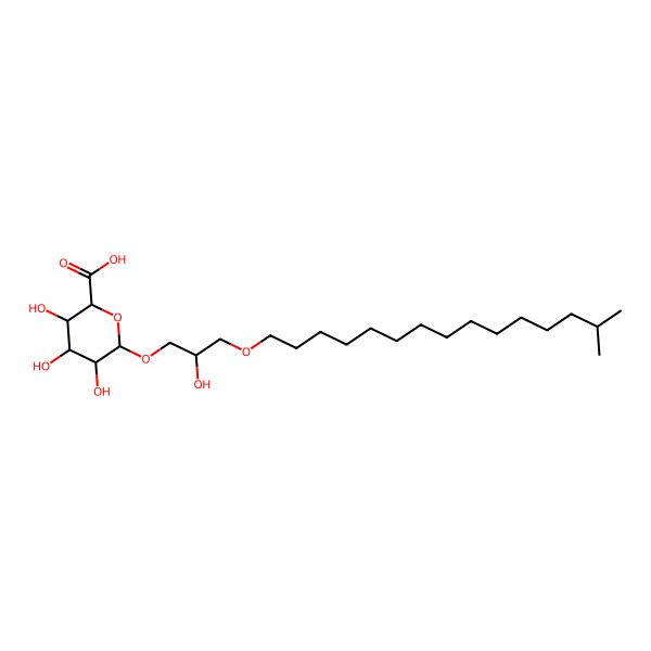 2D Structure of Kribelloside D