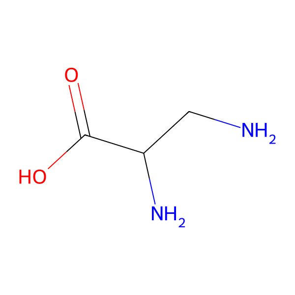 2D Structure of L-2,3-Diaminopropionic acid