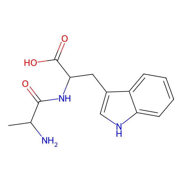 2D Structure of Ala-Trp