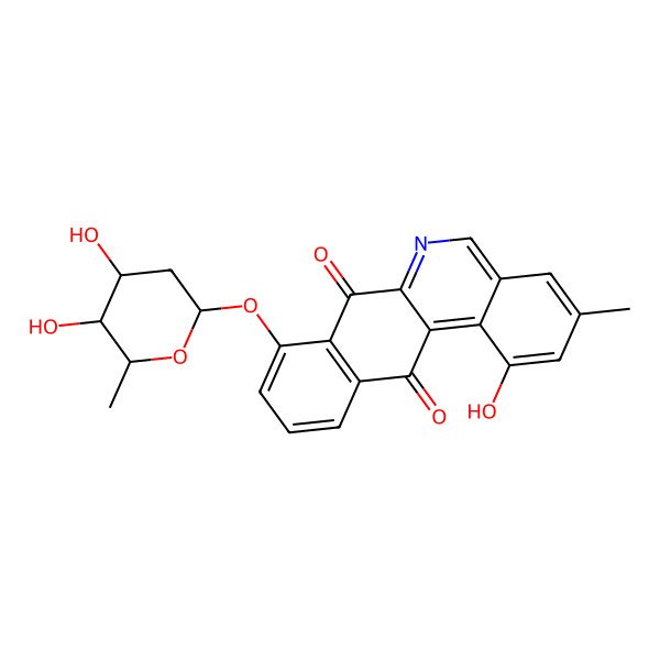 2D Structure of L-digitoxosyl-phenanthroviridin