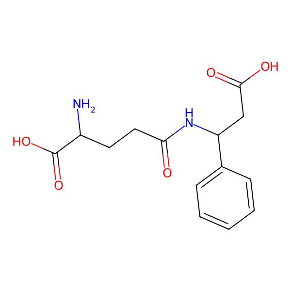 2D Structure of beta-Alanine, N-L-gamma-glutamyl-L-3-phenyl-
