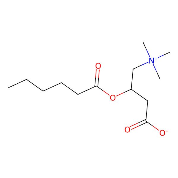 2D Structure of L-Hexanoylcarnitine