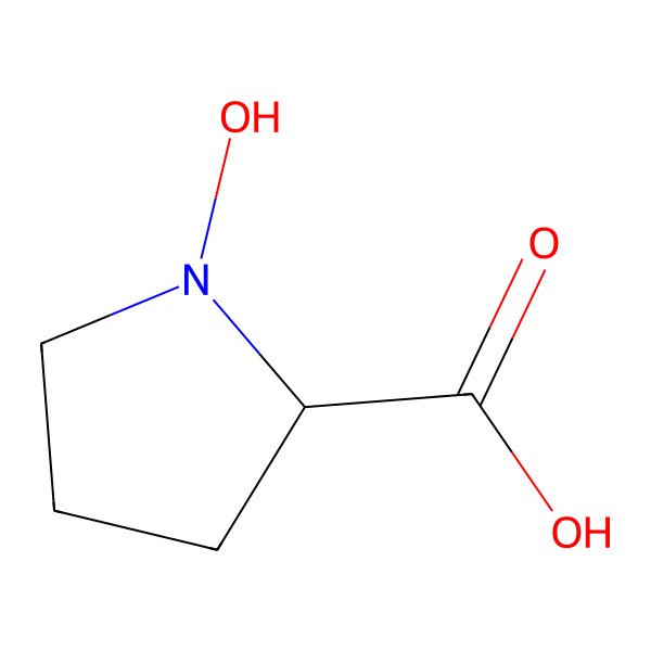 2D Structure of N-Hydroxy-L-proline