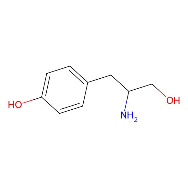 2D Structure of l-Tyrosinol