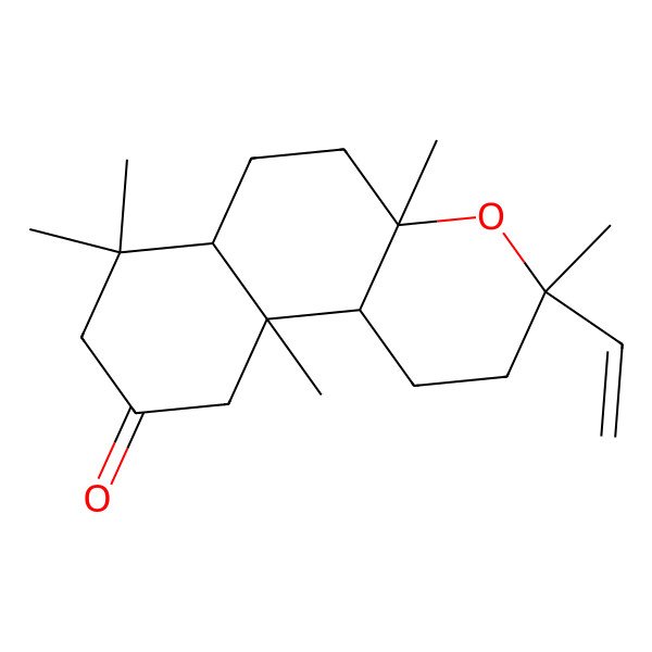 2D Structure of Labd-14-en-2-one, 8,13-epoxy-, (13R)- 2D Structure of Labd-14-en-2-one, 8,13-epoxy-, (13R)-