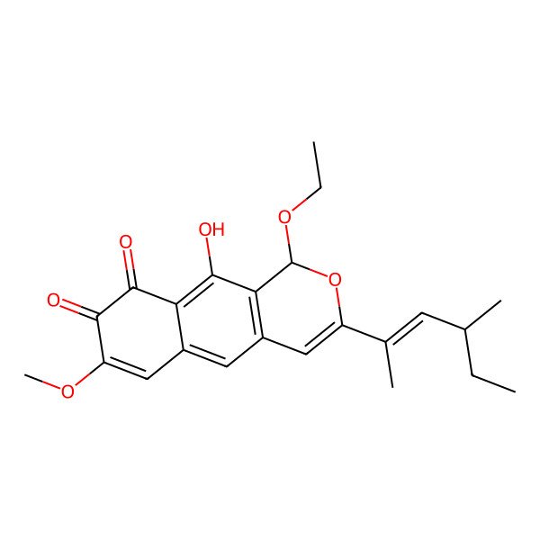 2D Structure of Laccaridione B