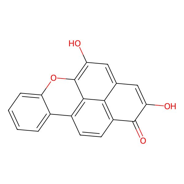 2D Structure of Lachnanthofluorene 2D Structure of Lachnanthofluorene