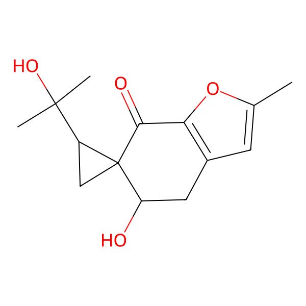2D Structure of Lachnumfuran A