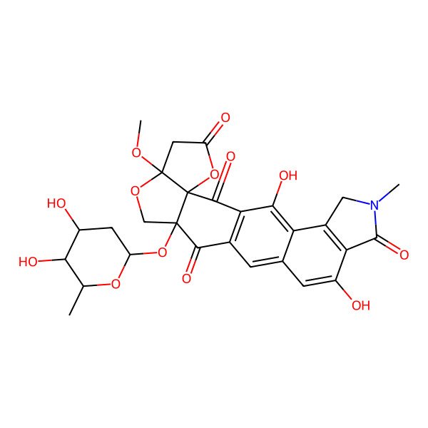2D Structure of Lactonamycin Z