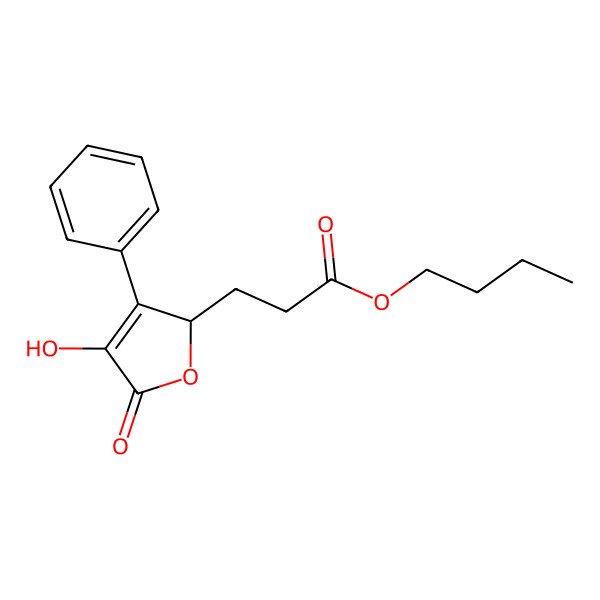 2D Structure of Lactone acid n-butyl ester
