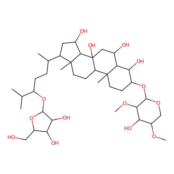 2D Structure of Laeviuscoloside G