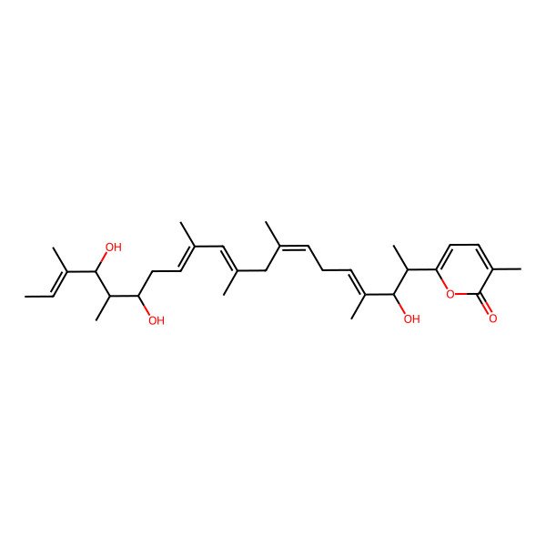 2D Structure of Lagunapyrone A