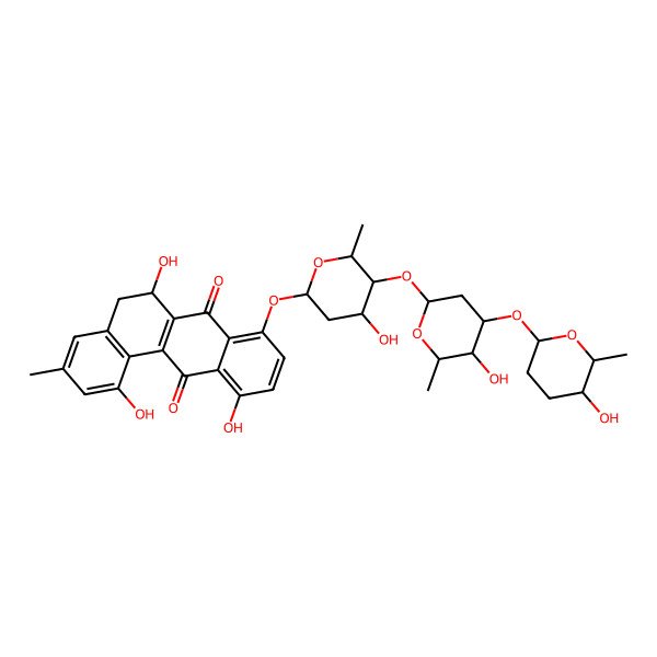 2D Structure of Landomycin E