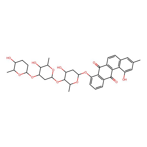 2D Structure of Landomycin P
