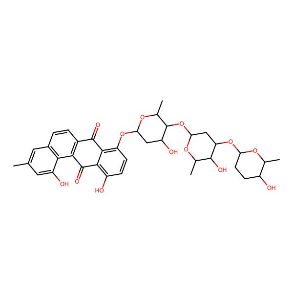 2D Structure of Landomycin Q