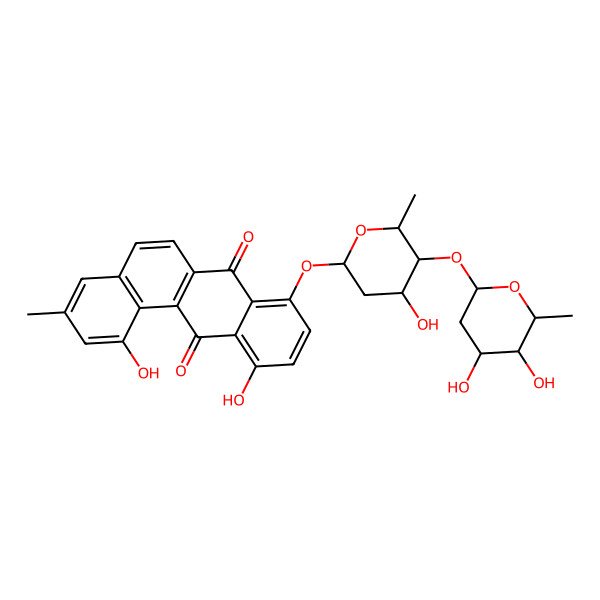 2D Structure of Landomycin R