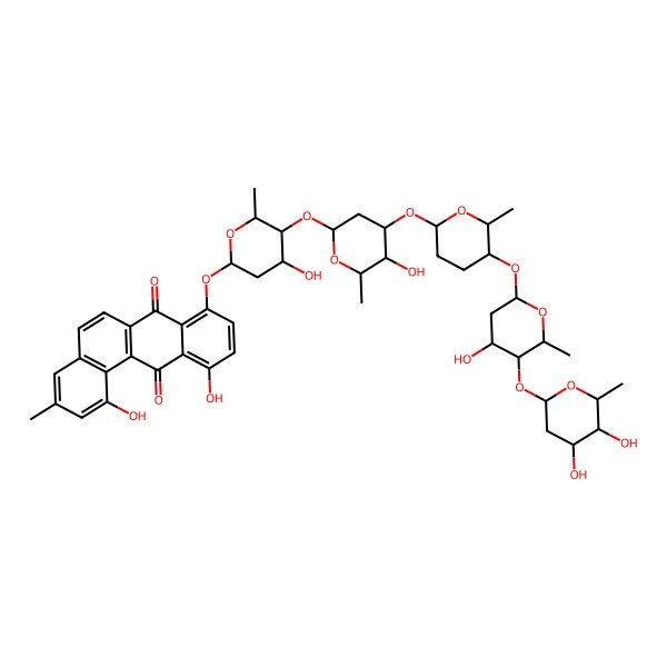 2D Structure of Landomycin W