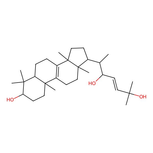 2D Structure of Lanosta-8,23E-Diene-3Beta,22R,25-Triol