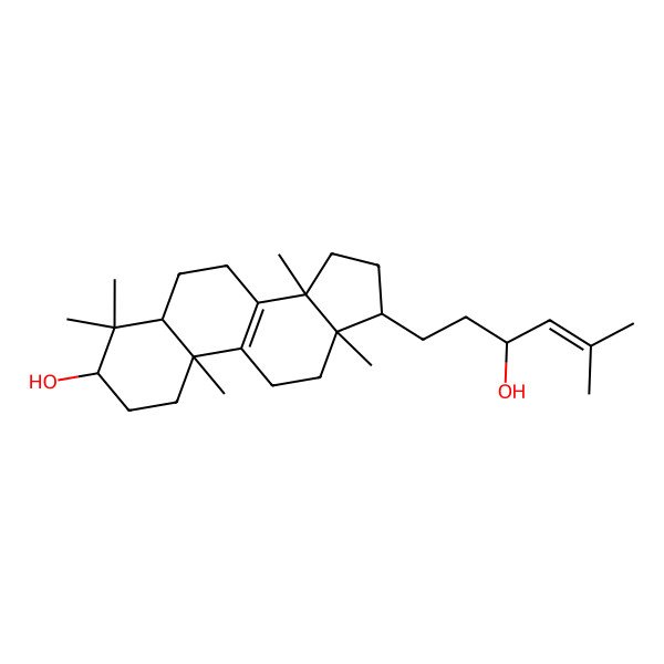 2D Structure of Lanosta-8,24-dien-3beta,23-diol