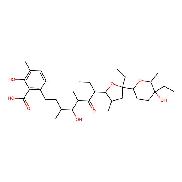 2D Structure of Lasalocid A