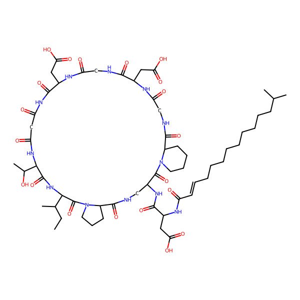2D Structure of Laspartomycin