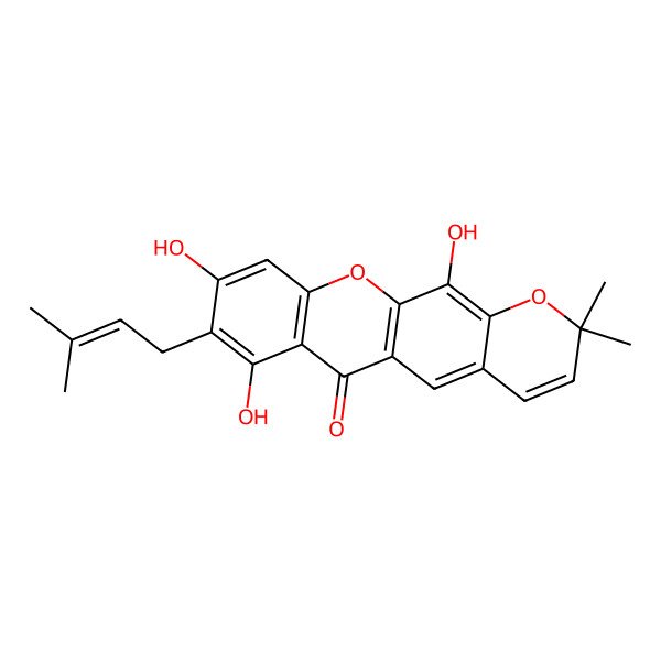 2D Structure of Lastixanthone D