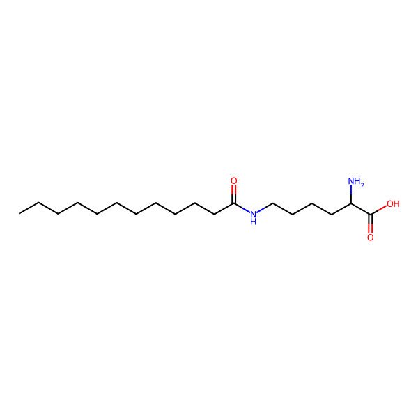 2D Structure of Lauroyl Lysine