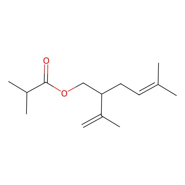 2D Structure of Lavandulyl isobutyrate