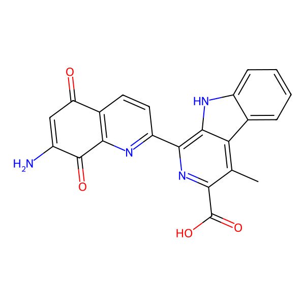 2D Structure of Lavendamycin