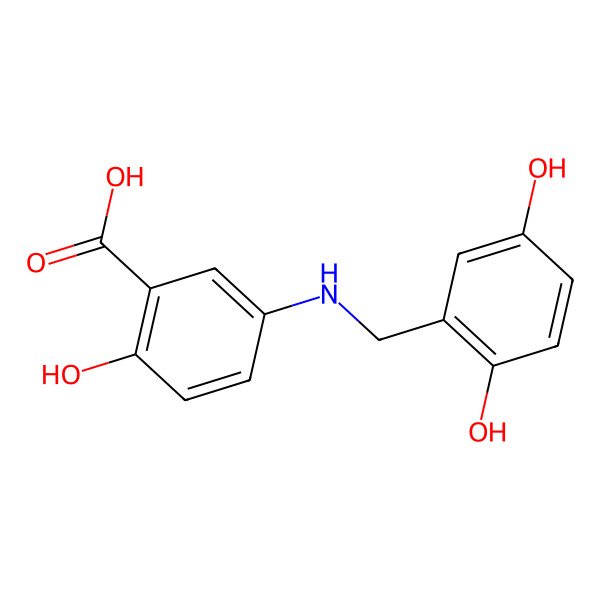 2D Structure of Lavendustin c