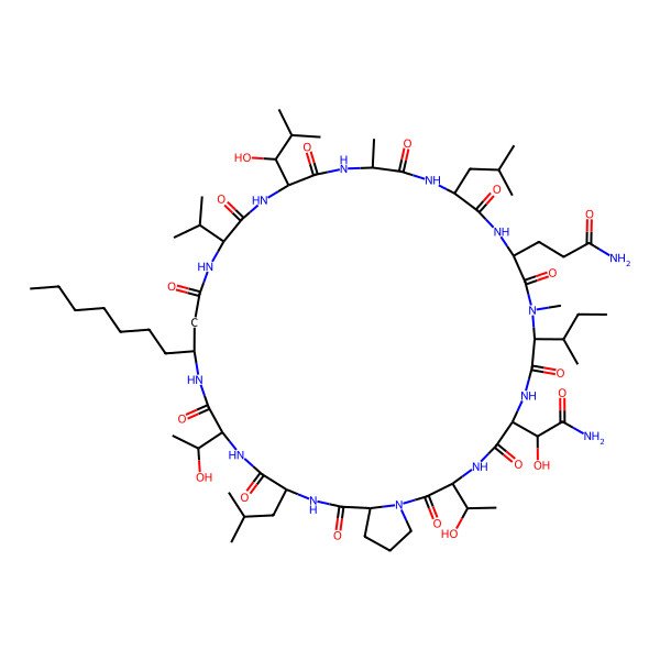 2D Structure of Laxaphycin B2