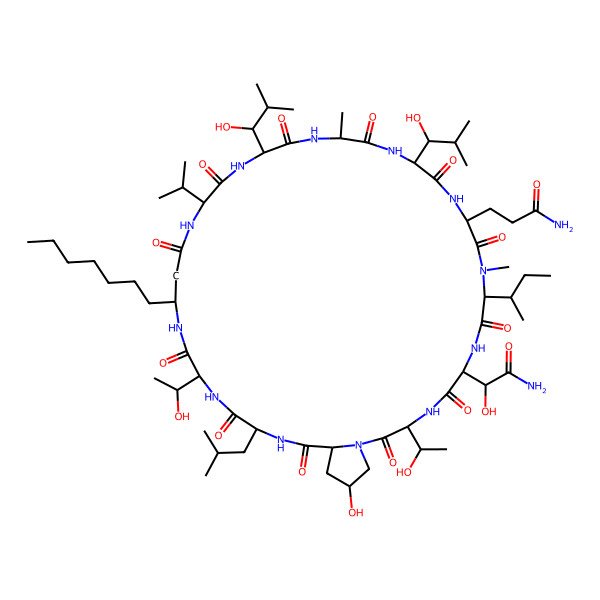 2D Structure of laxaphycin B3