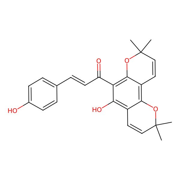 2D Structure of Laxichalcone
