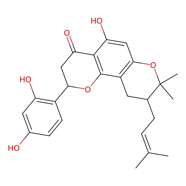 2D Structure of Leachianone F