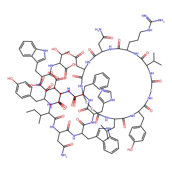 2D Structure of Leepeptin