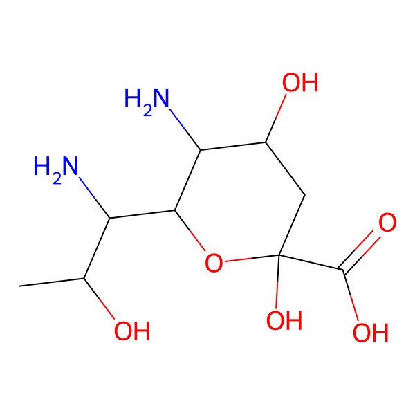 2D Structure of Legionaminic acid
