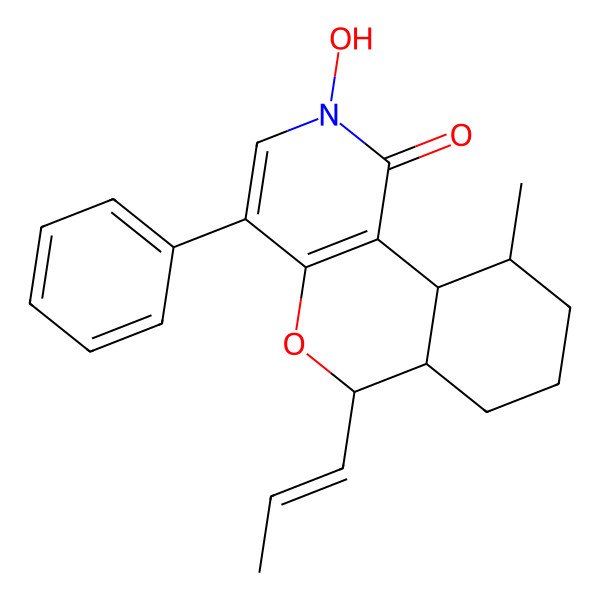 2D Structure of Leporin B