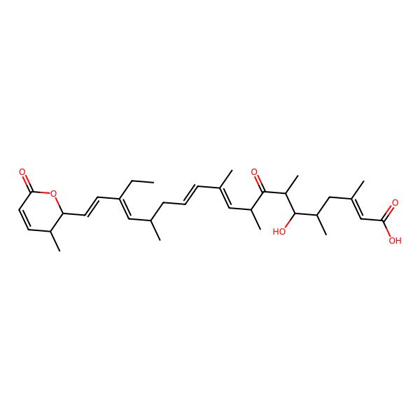 2D Structure of Leptomycin B