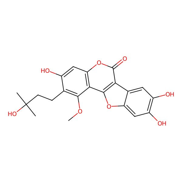 2D Structure of Lespedezacoumestan